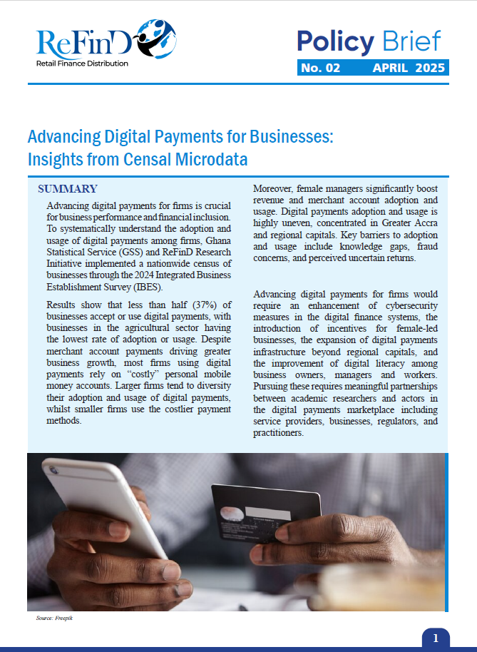 Advancing Digital Payments for Businesses: Insights from Censal Microdata
