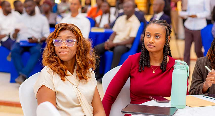 A section of participants at the event.